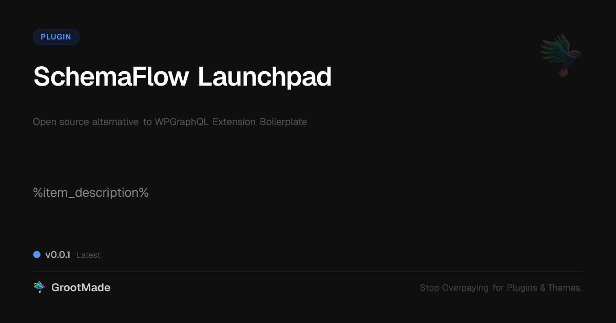 Preview of SchemaFlow Launchpad