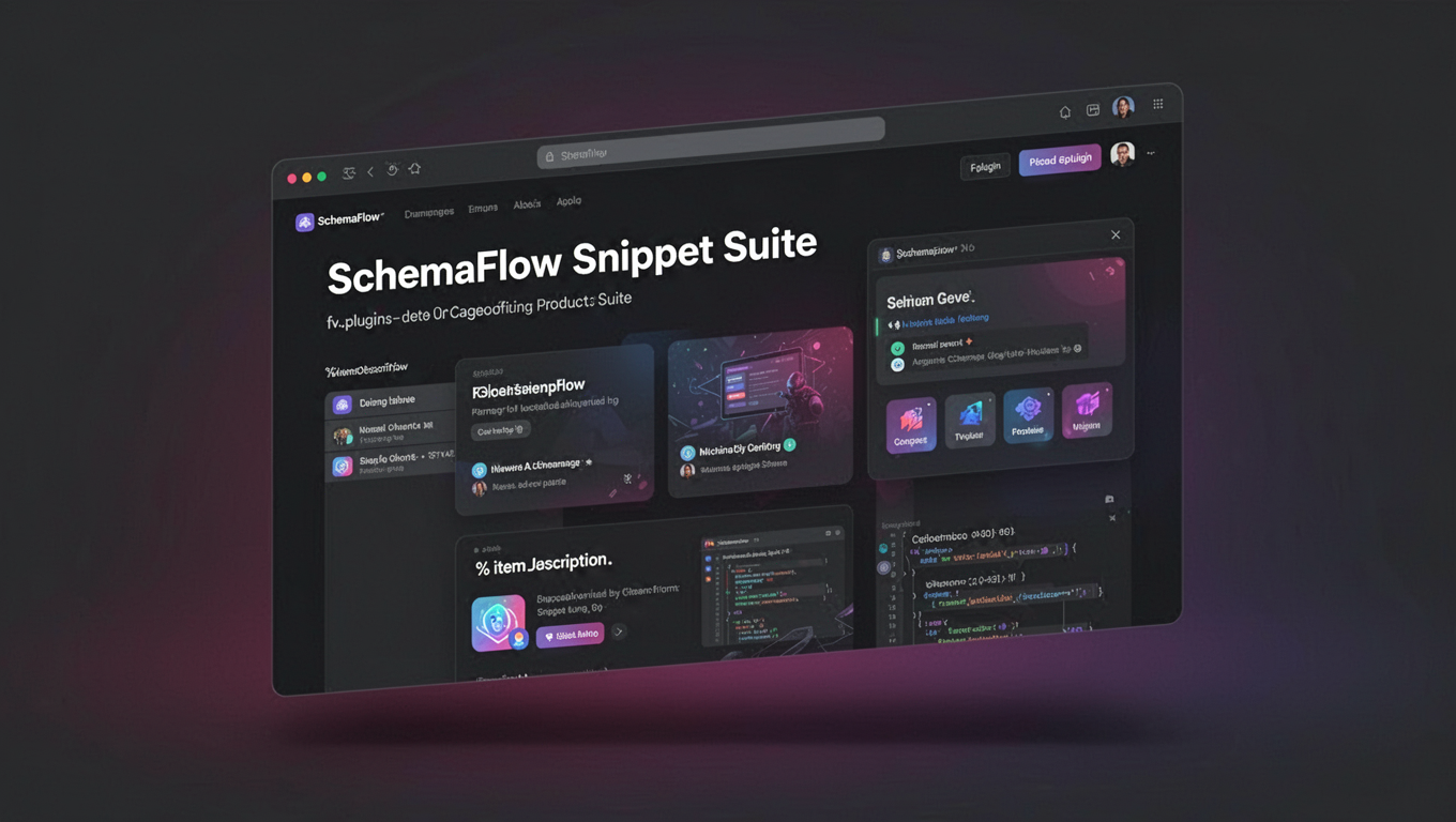 Preview of SchemaFlow Snippet Suite