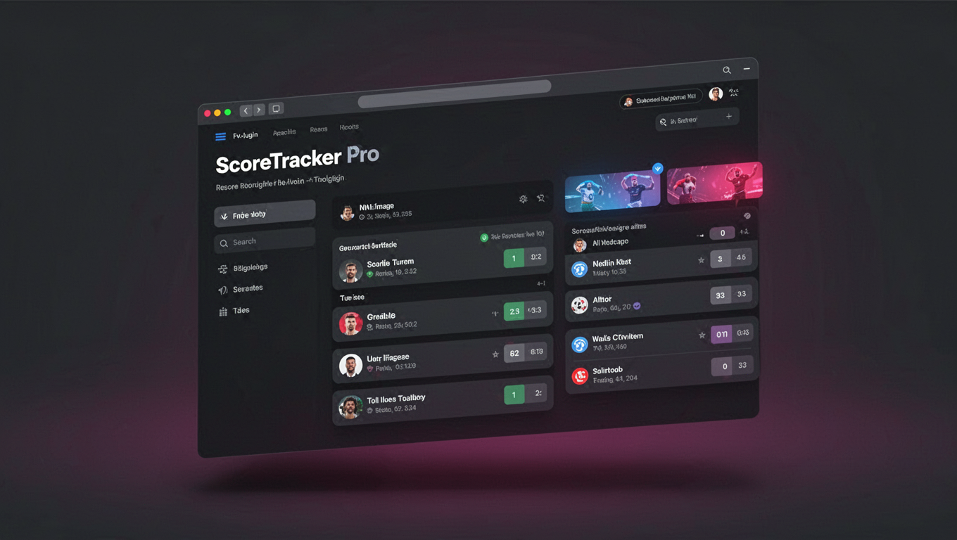 Preview of ScoreTracker Pro