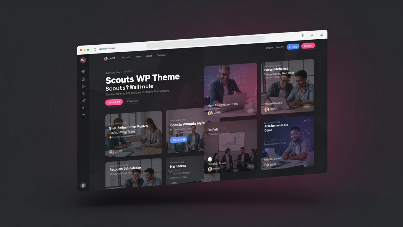 Preview of Scouts WP Theme