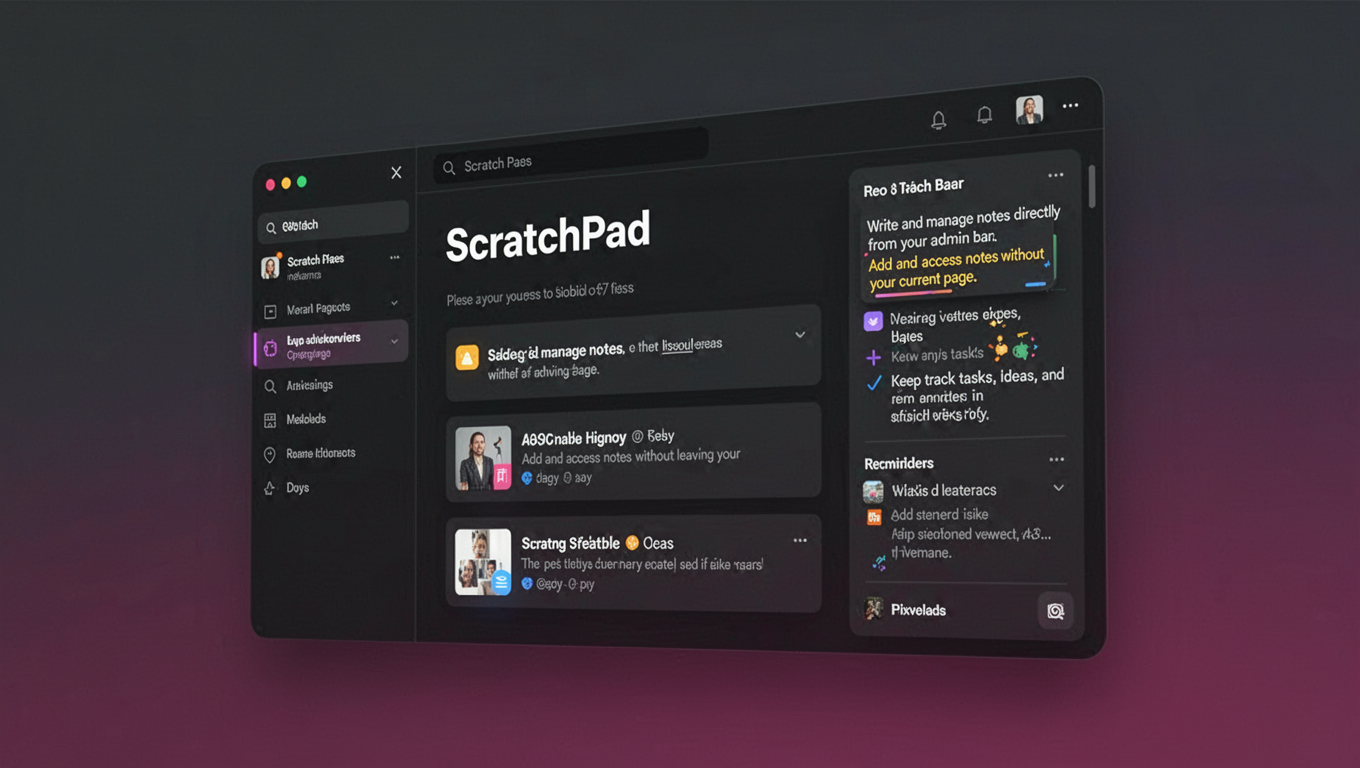 Preview of ScratchPad