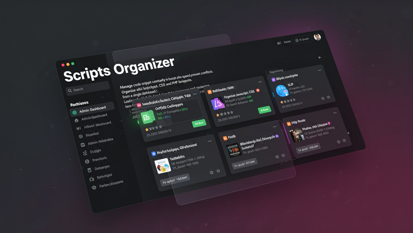 Preview of Scripts Organizer