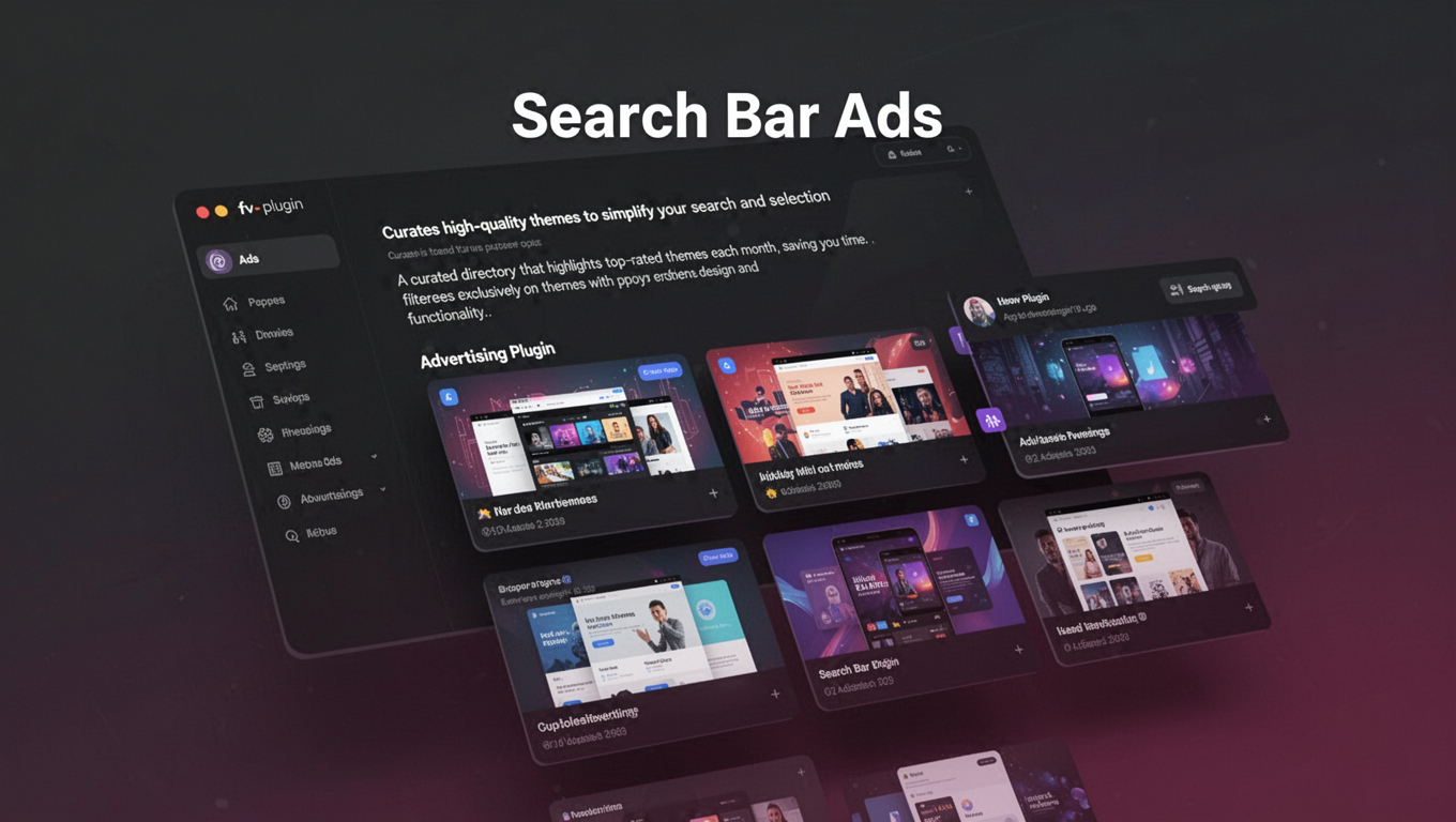 Preview of Search Bar Ads