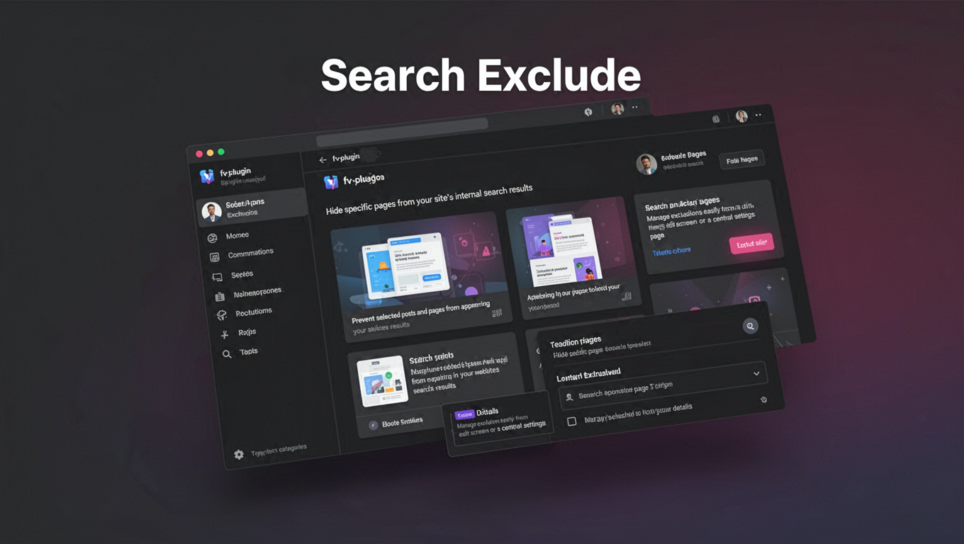 Preview of Search Exclude