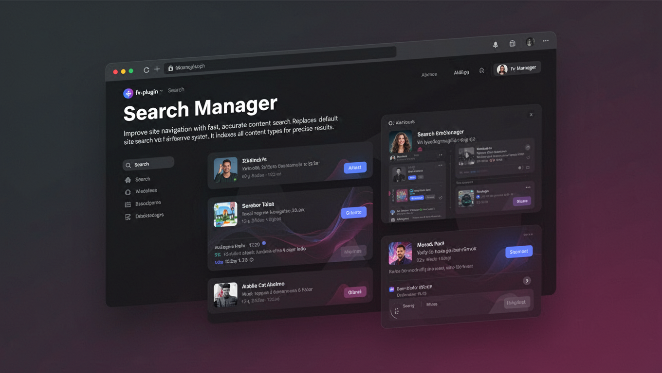 Preview of Search Manager