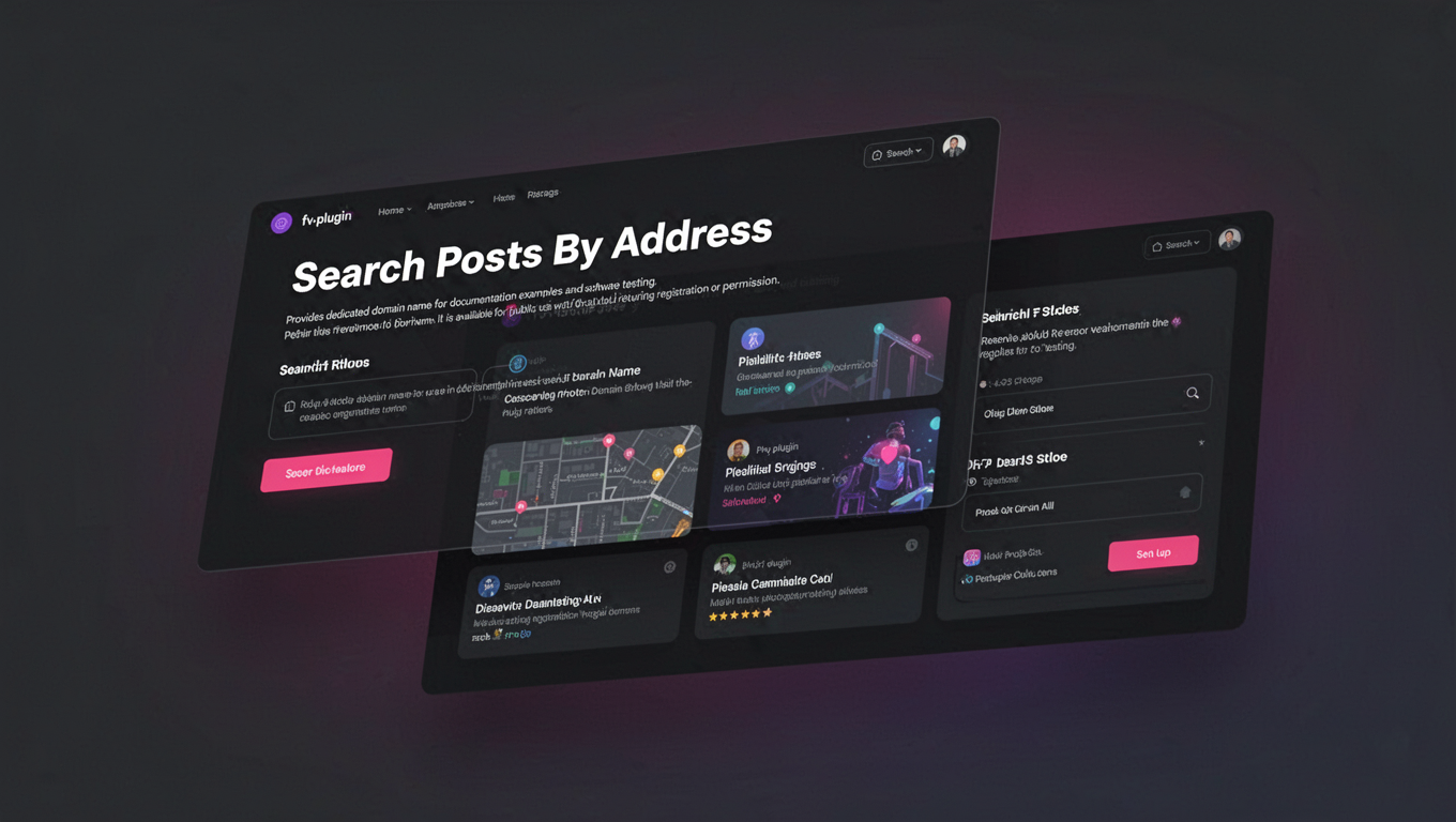Preview of Search Posts By Address