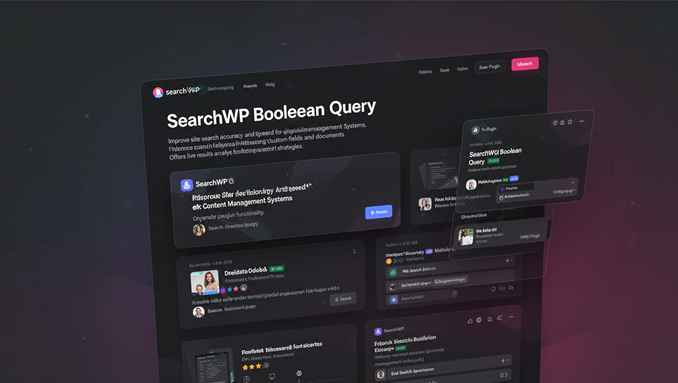 Preview of SearchWP Boolean Query