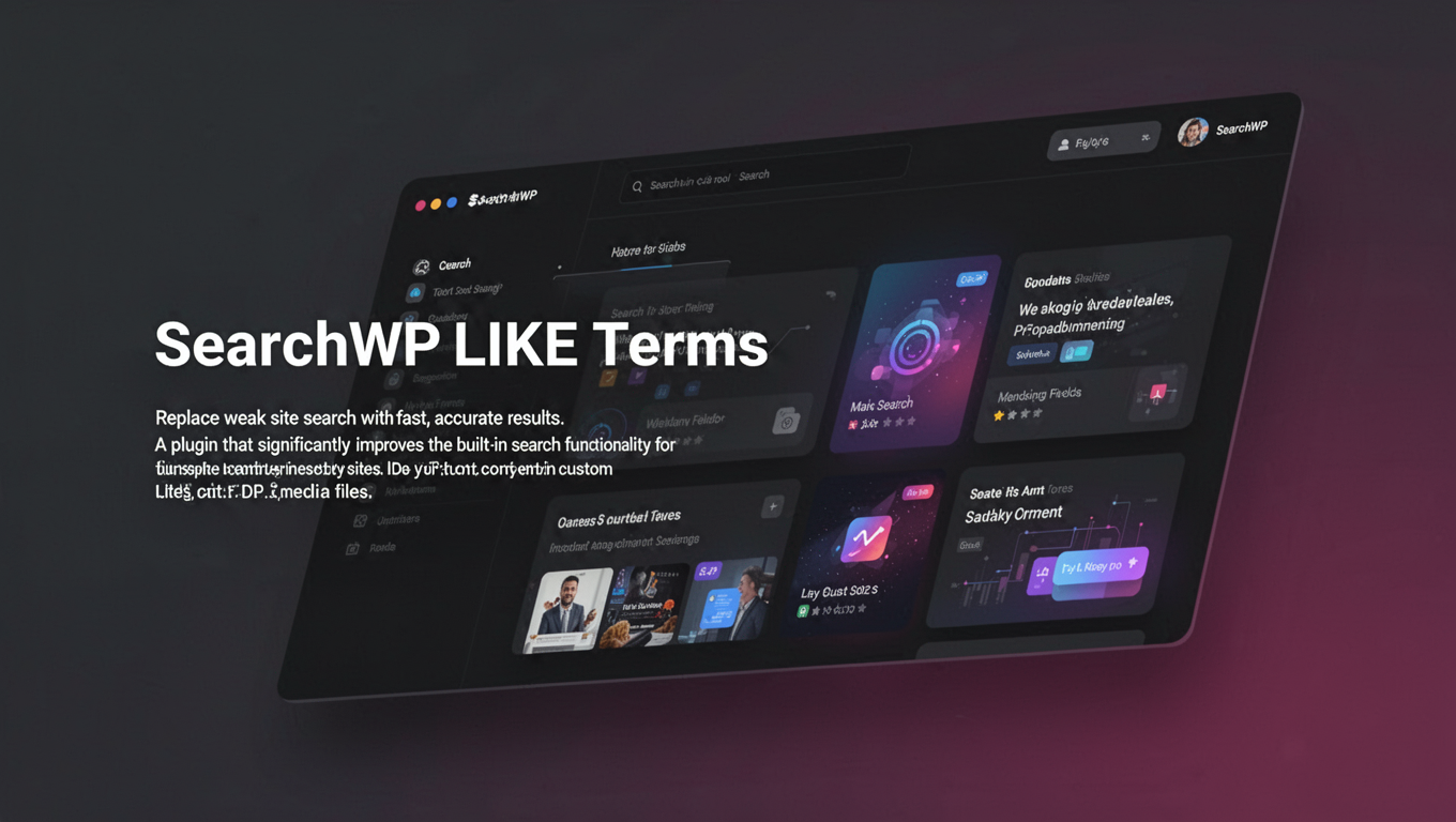 Preview of SearchWP LIKE Terms