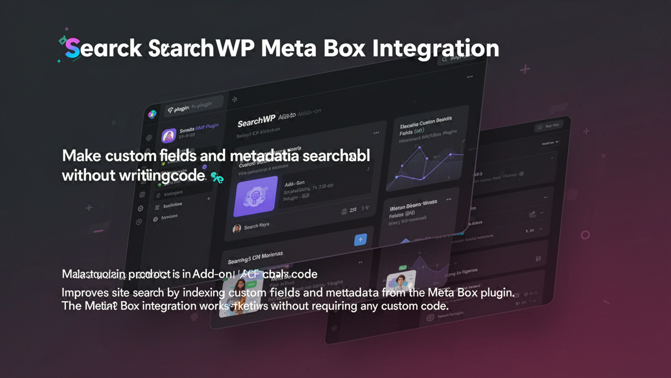Preview of SearchWP Meta Box Integration