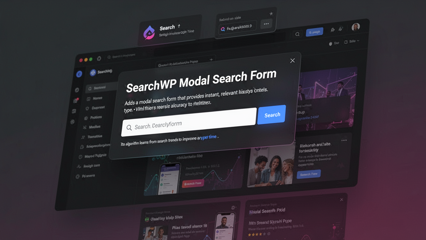 Preview of SearchWP Modal Search Form