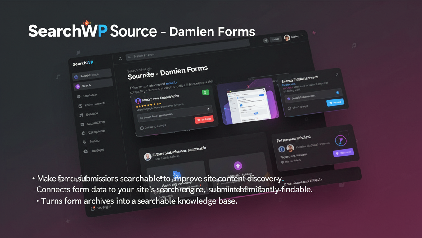 Preview of SearchWP Source - Damien Forms