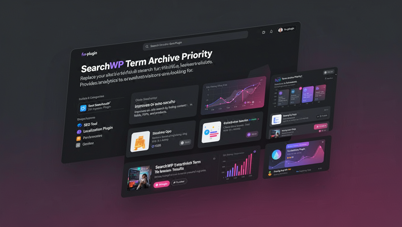 Preview of SearchWP Term Archive Priority