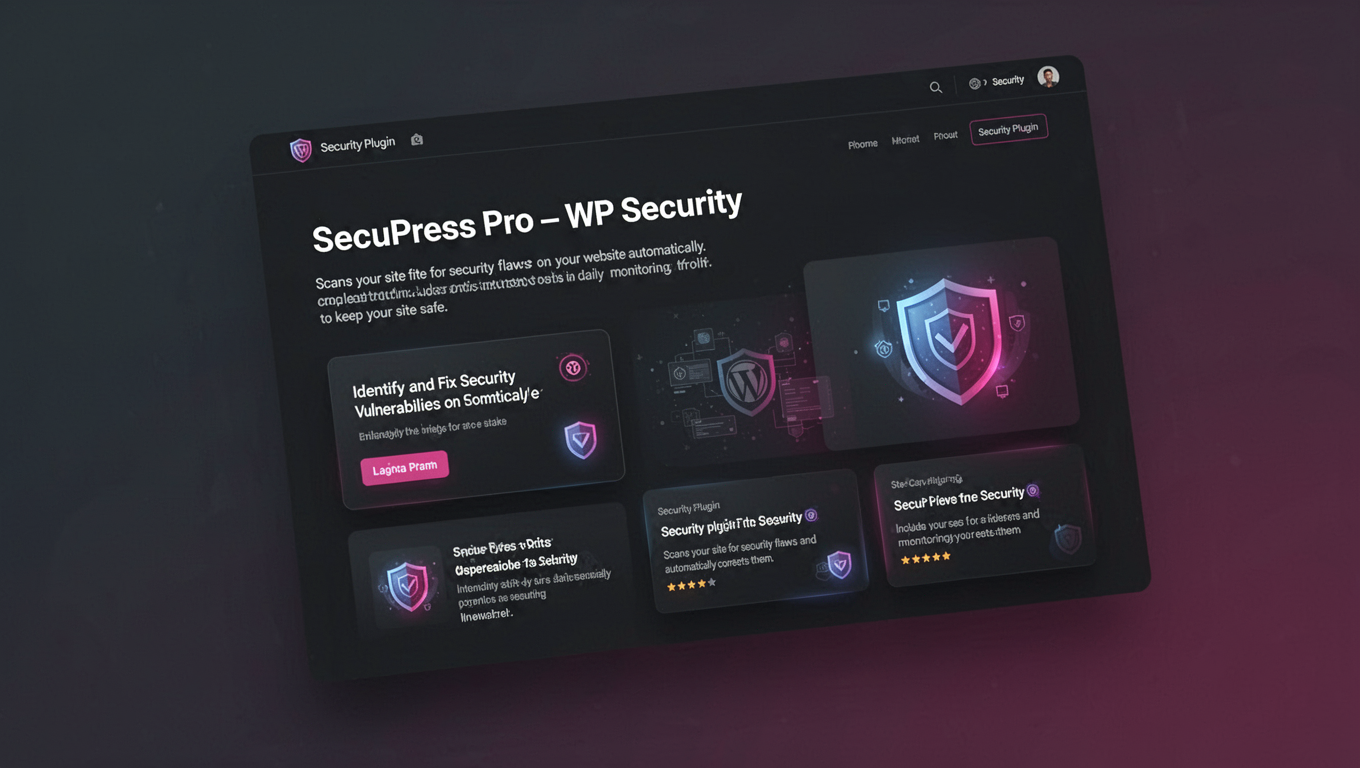 Preview of SecuPress Pro — WP Security