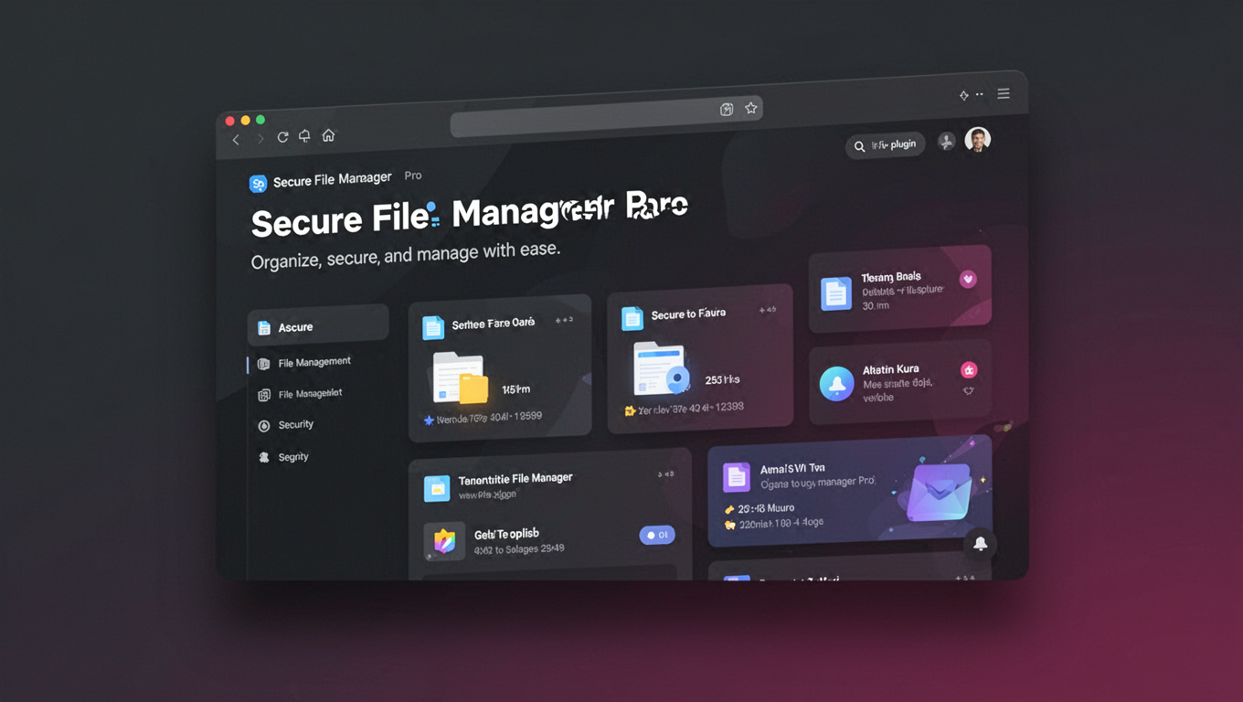 Preview of Secure File Manager Pro