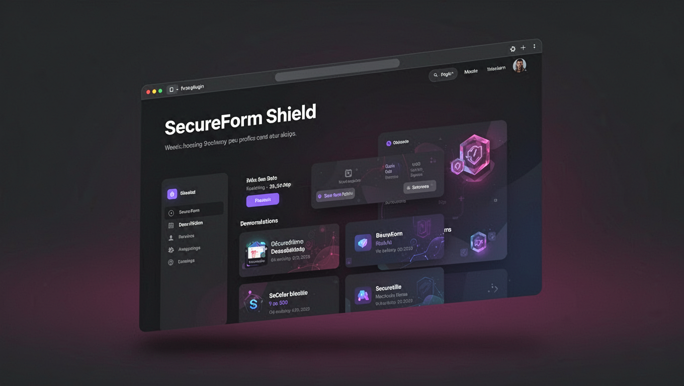 Preview of SecureForm Shield