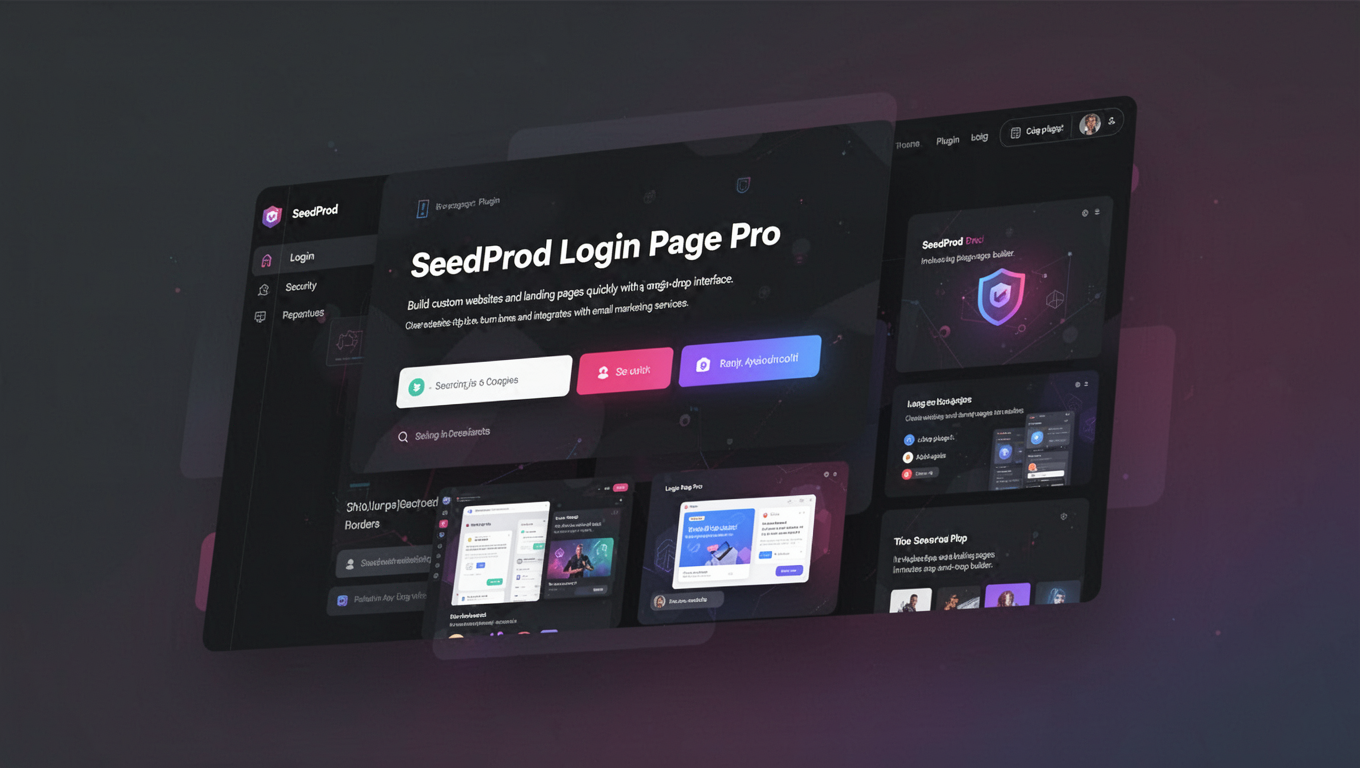 Preview of SeedProd Login Page Pro