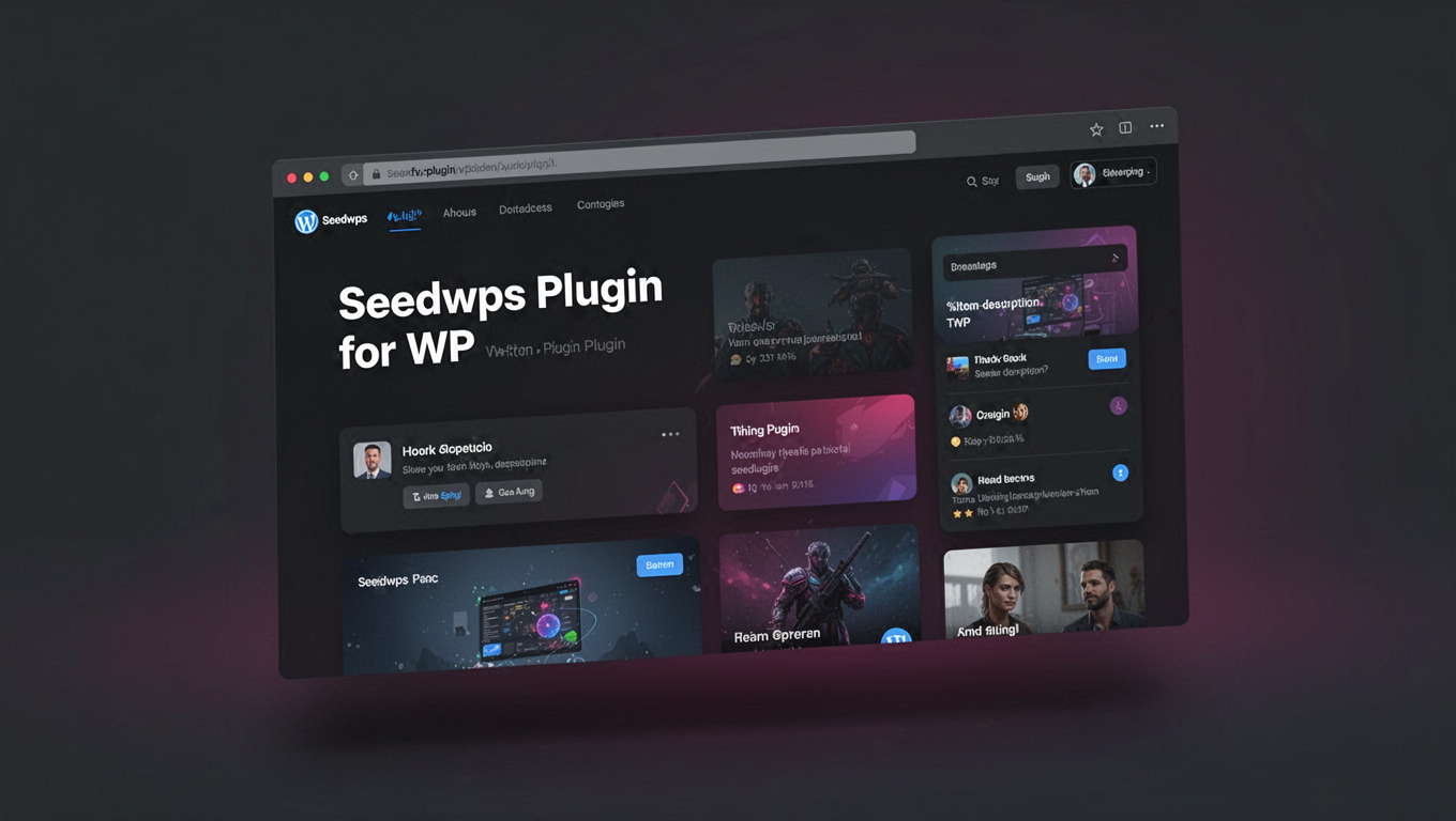 Preview of Seedwps Plugin for WP