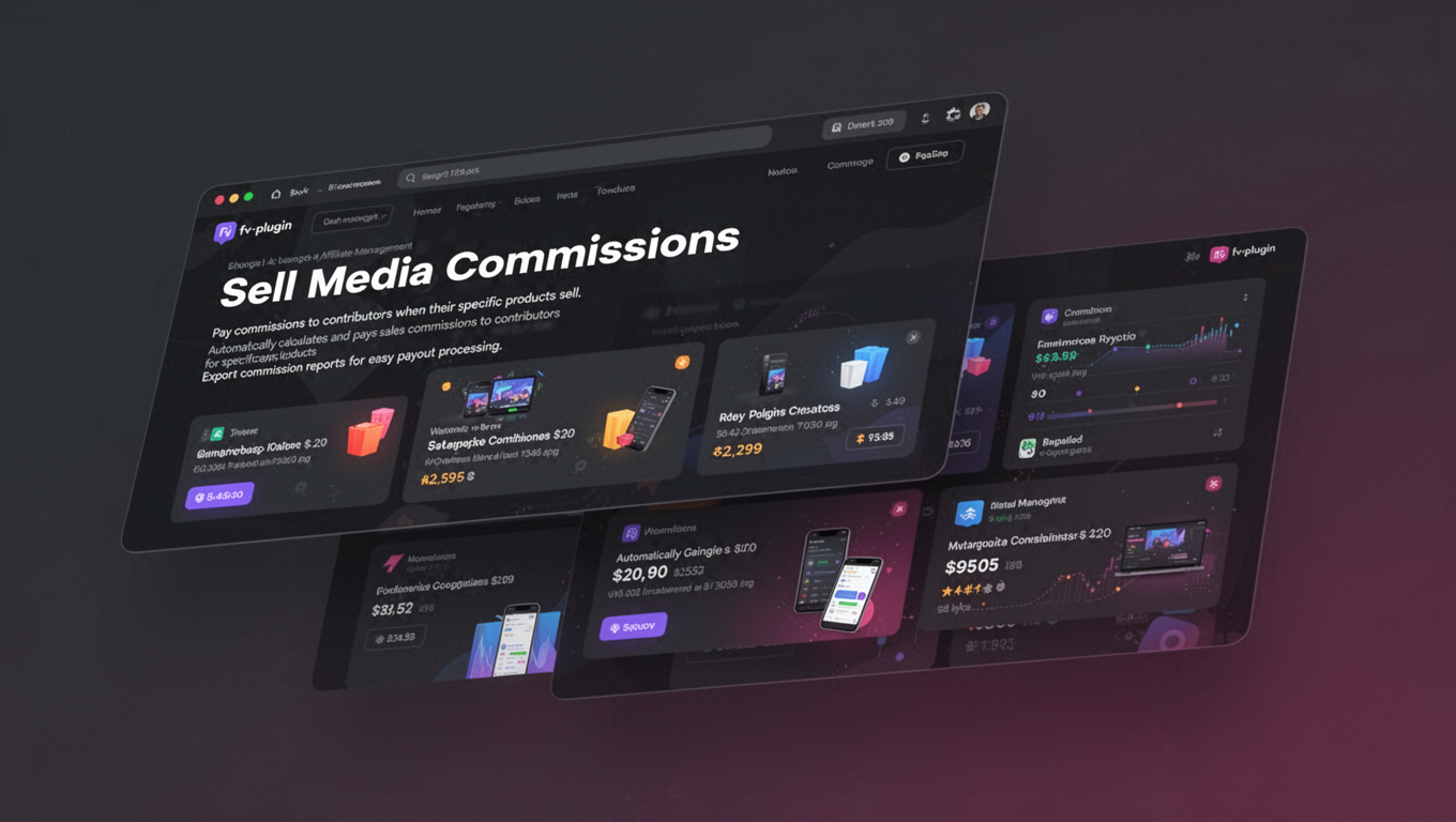 Preview of Sell Media Commissions