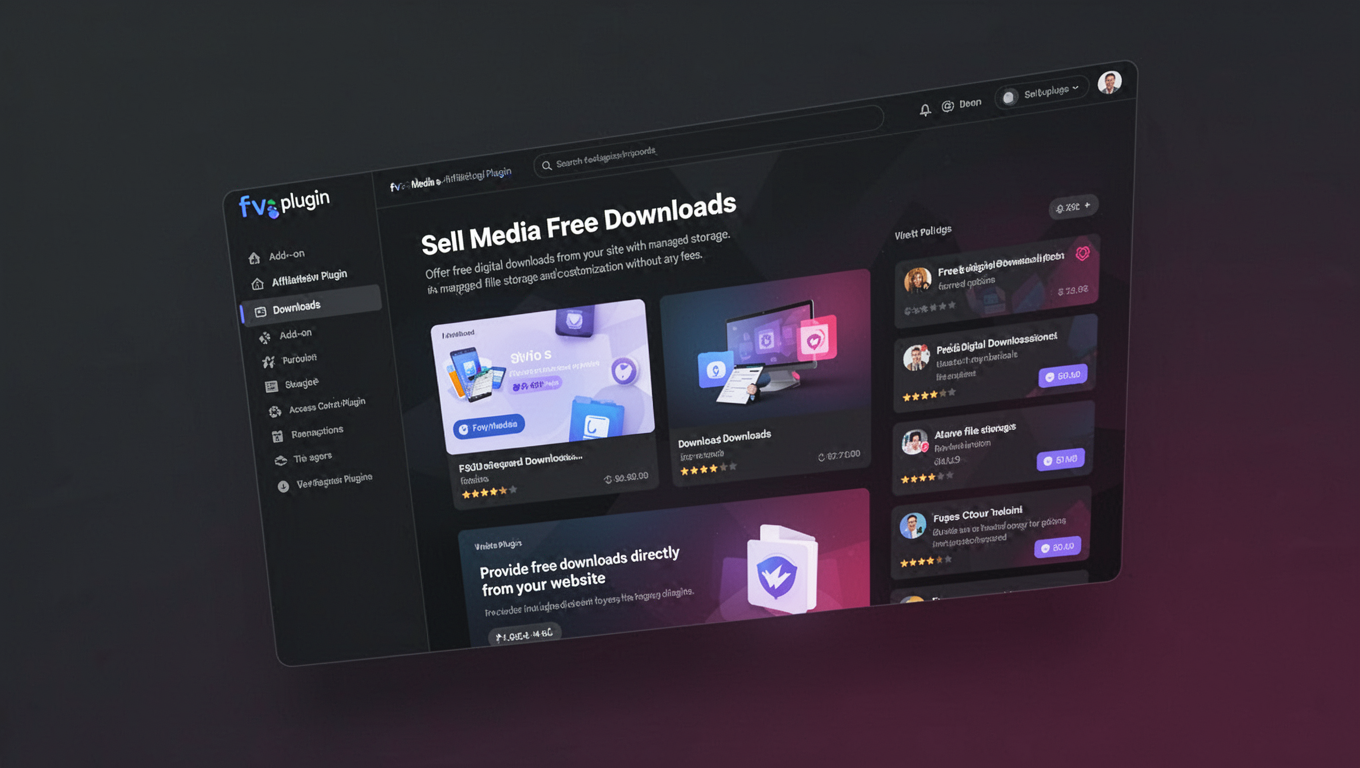 Preview of Sell Media Free Downloads