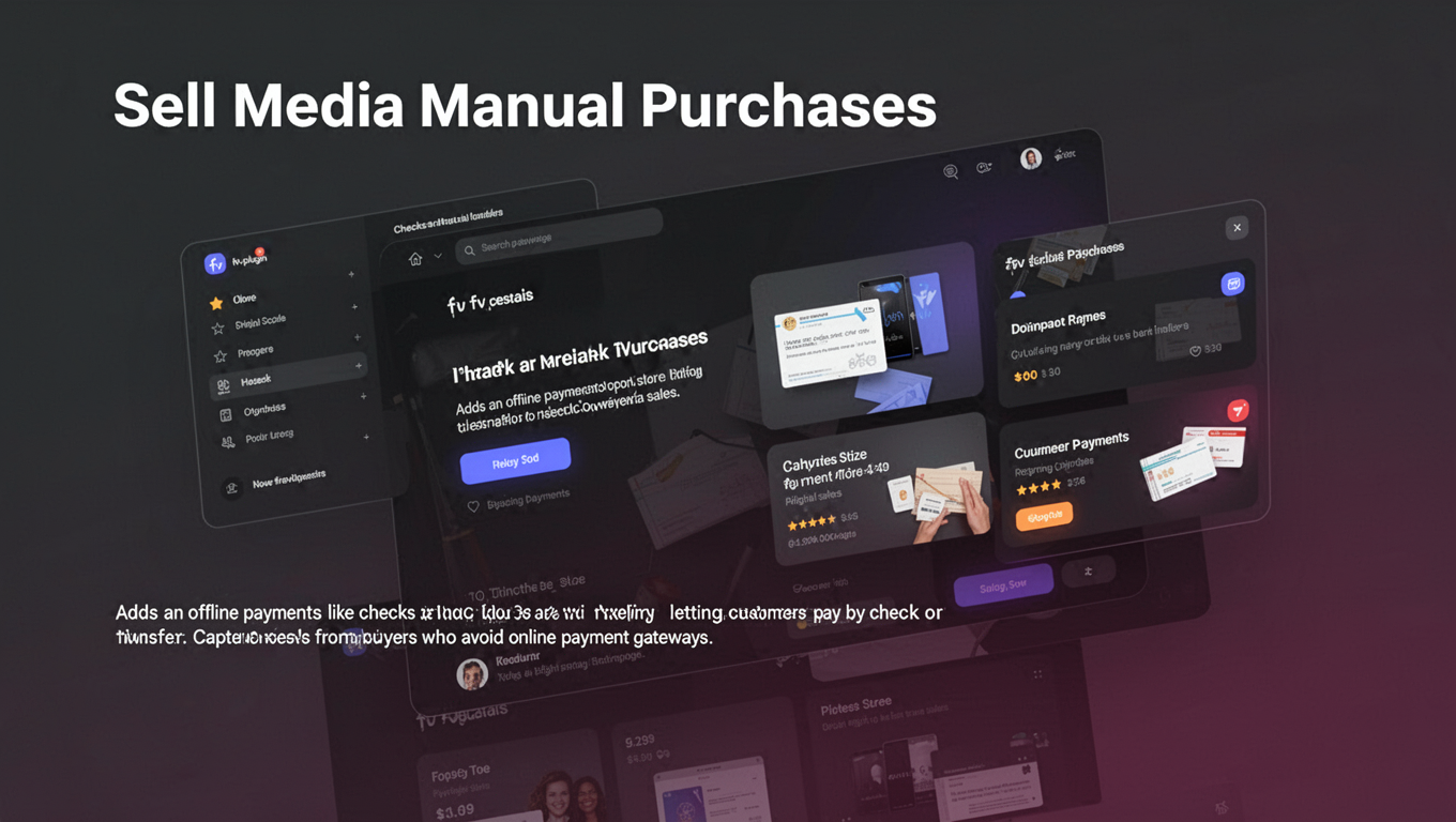 Preview of Sell Media Manual Purchases