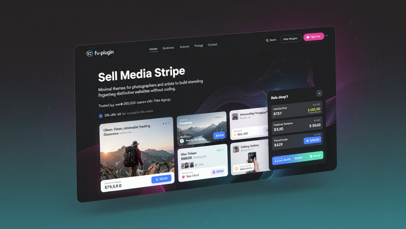 Preview of Sell Media Stripe