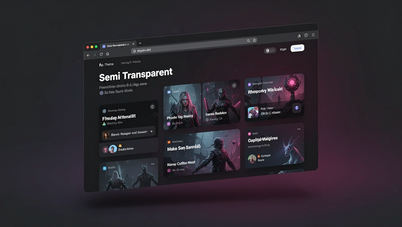 Preview of Semi Transparent