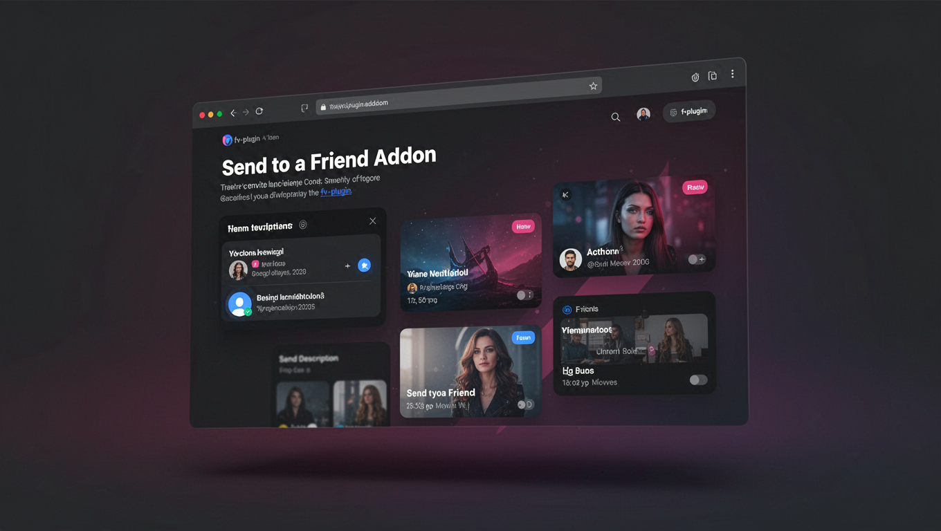 Preview of Send to a Friend Addon