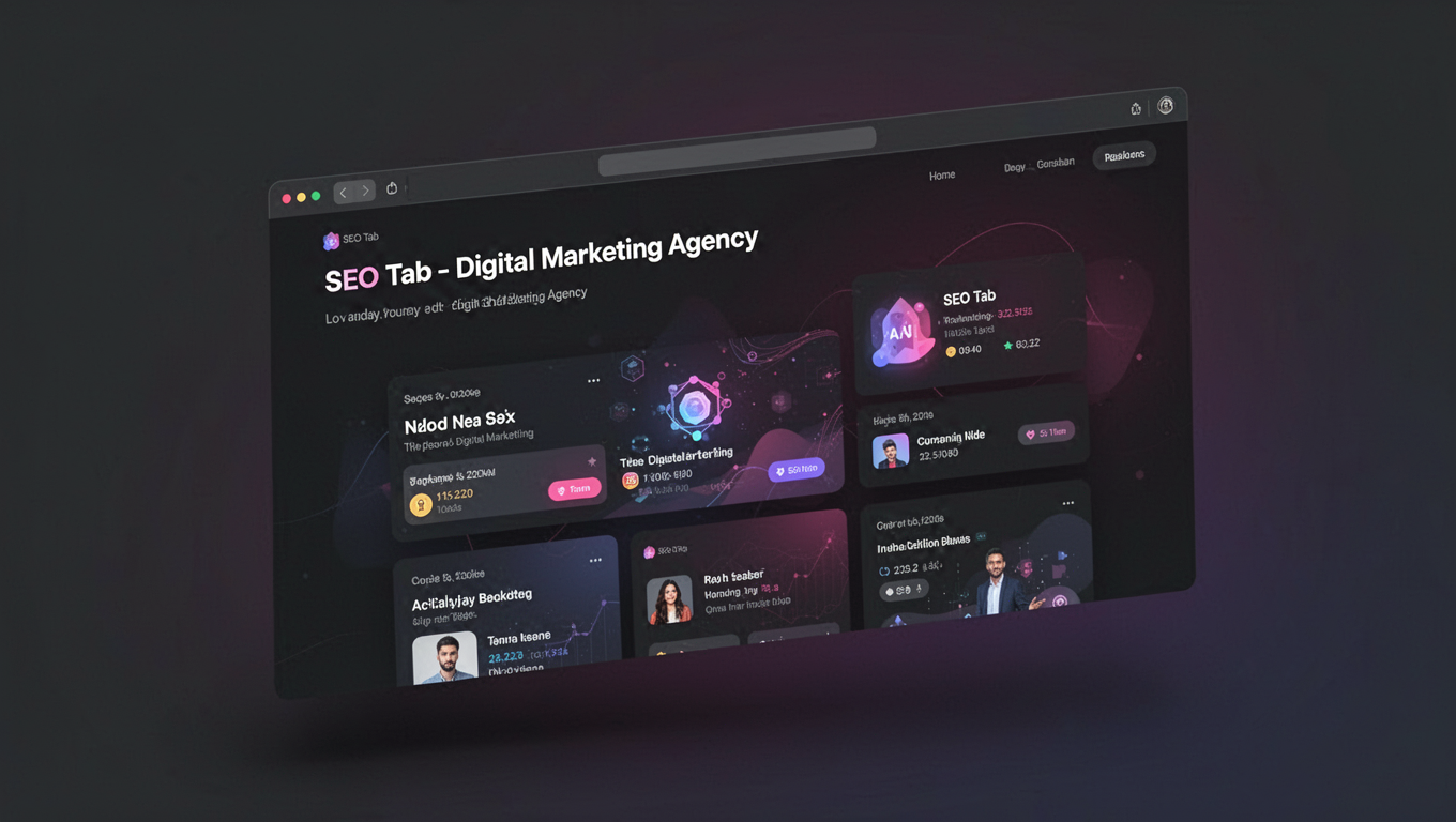 Preview of SEO Tab - Digital Marketing Agency