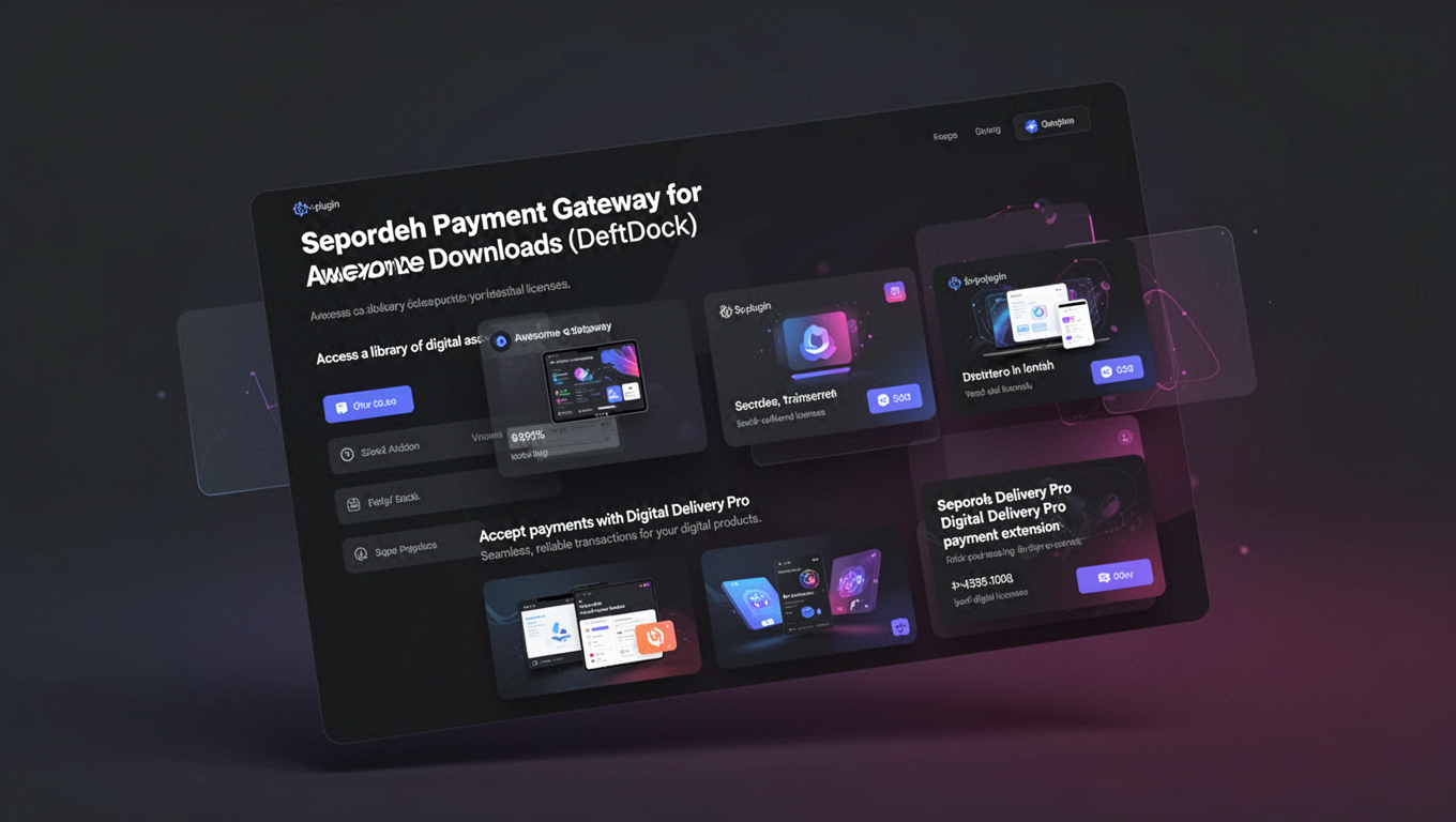 Preview of Sepordeh Payment Gateway for Awesome Downloads (DeftDock)