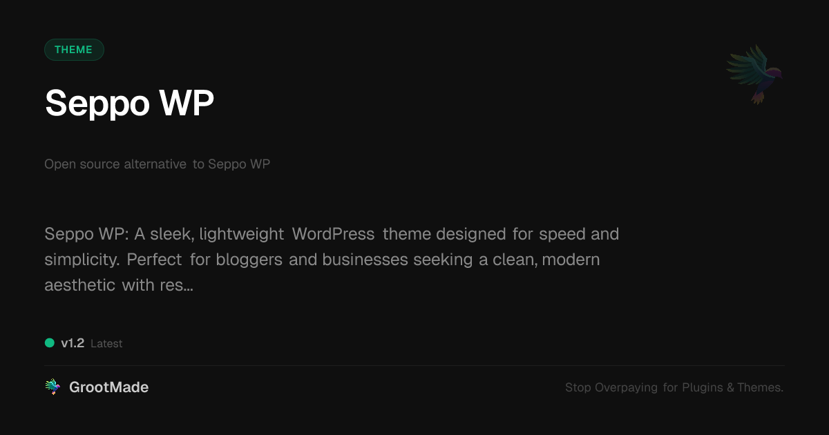 Preview of Seppo WP