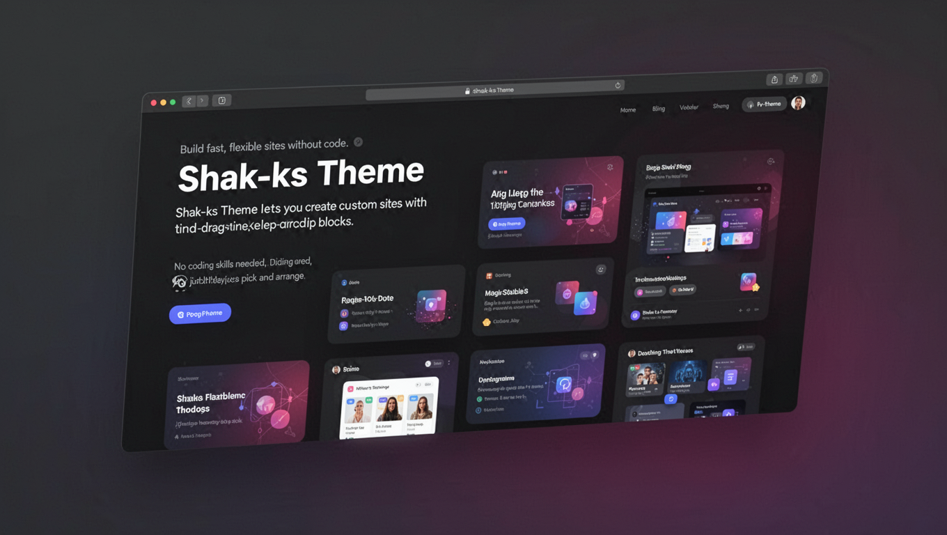 Preview of Shak-ks Theme