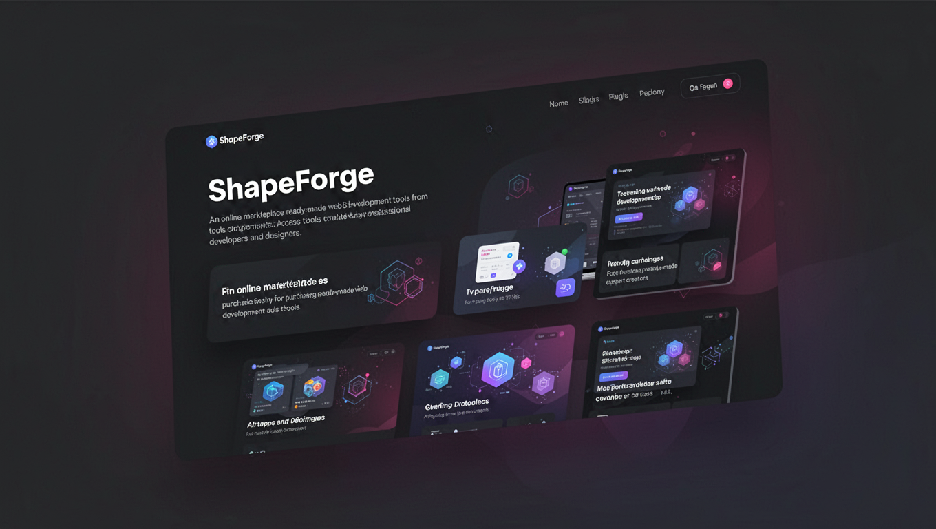 Preview of ShapeForge
