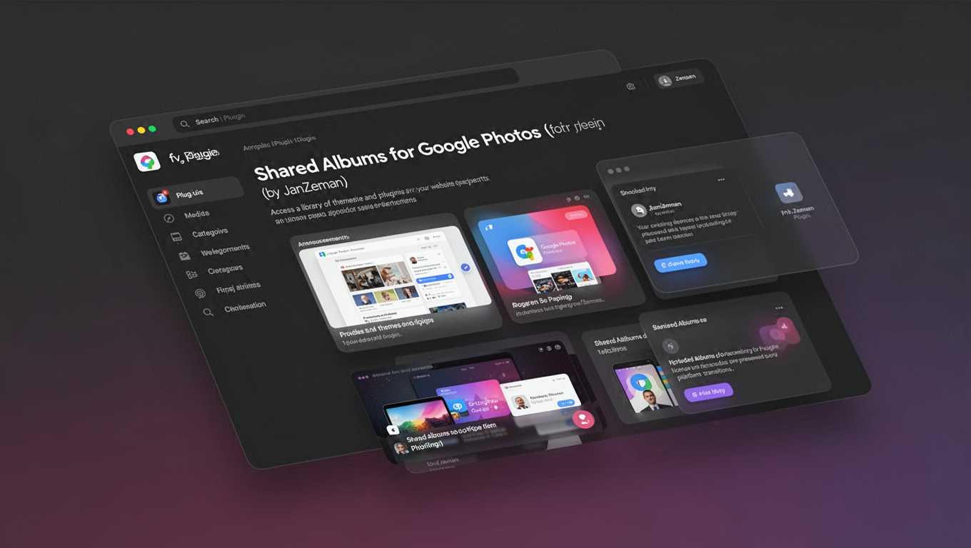 Preview of Shared Albums for Google Photos (by JanZeman)