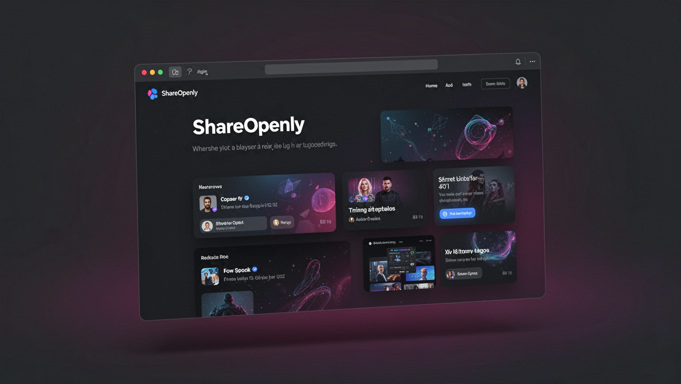 Preview of ShareOpenly