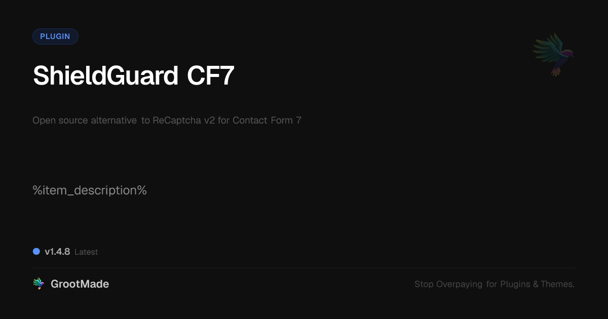 Preview of ShieldGuard CF7