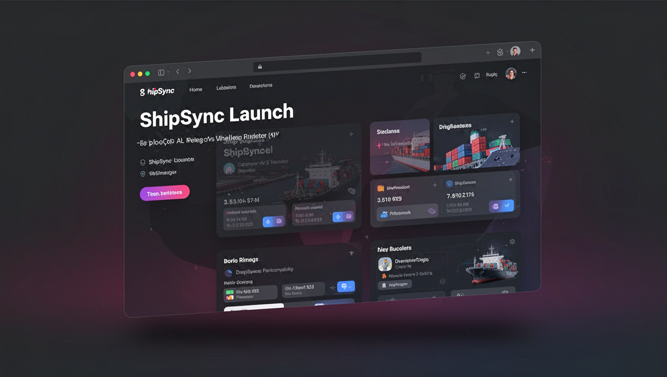 Preview of ShipSync Launch