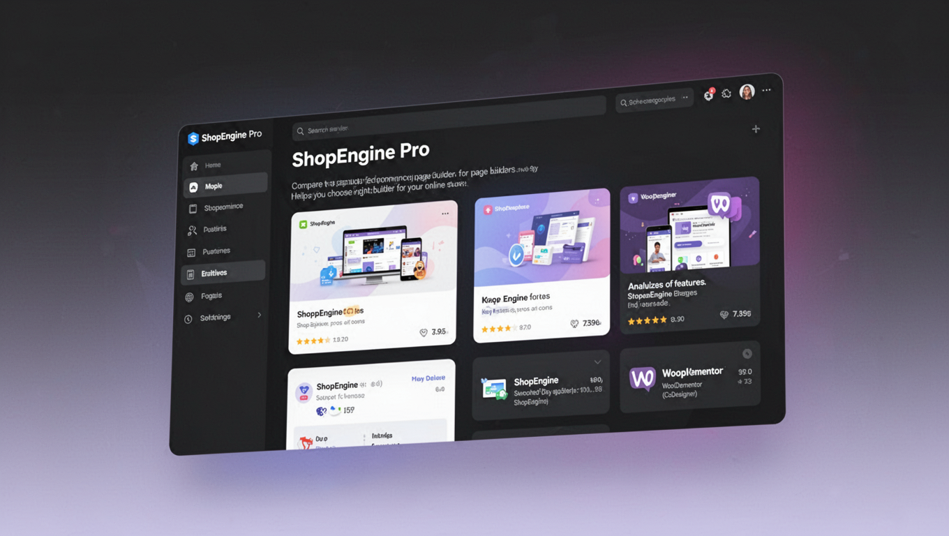 Preview of ShopEngine Pro
