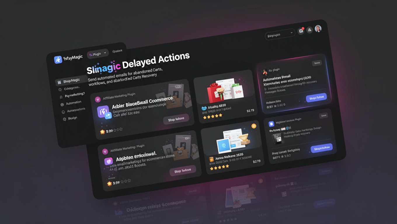 Preview of ShopMagic Delayed Actions