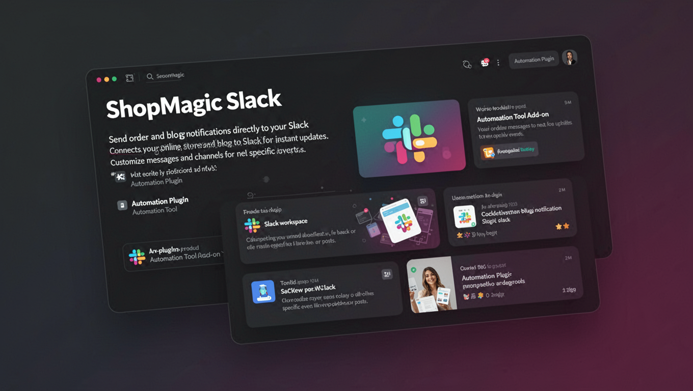 Preview of ShopMagic Slack