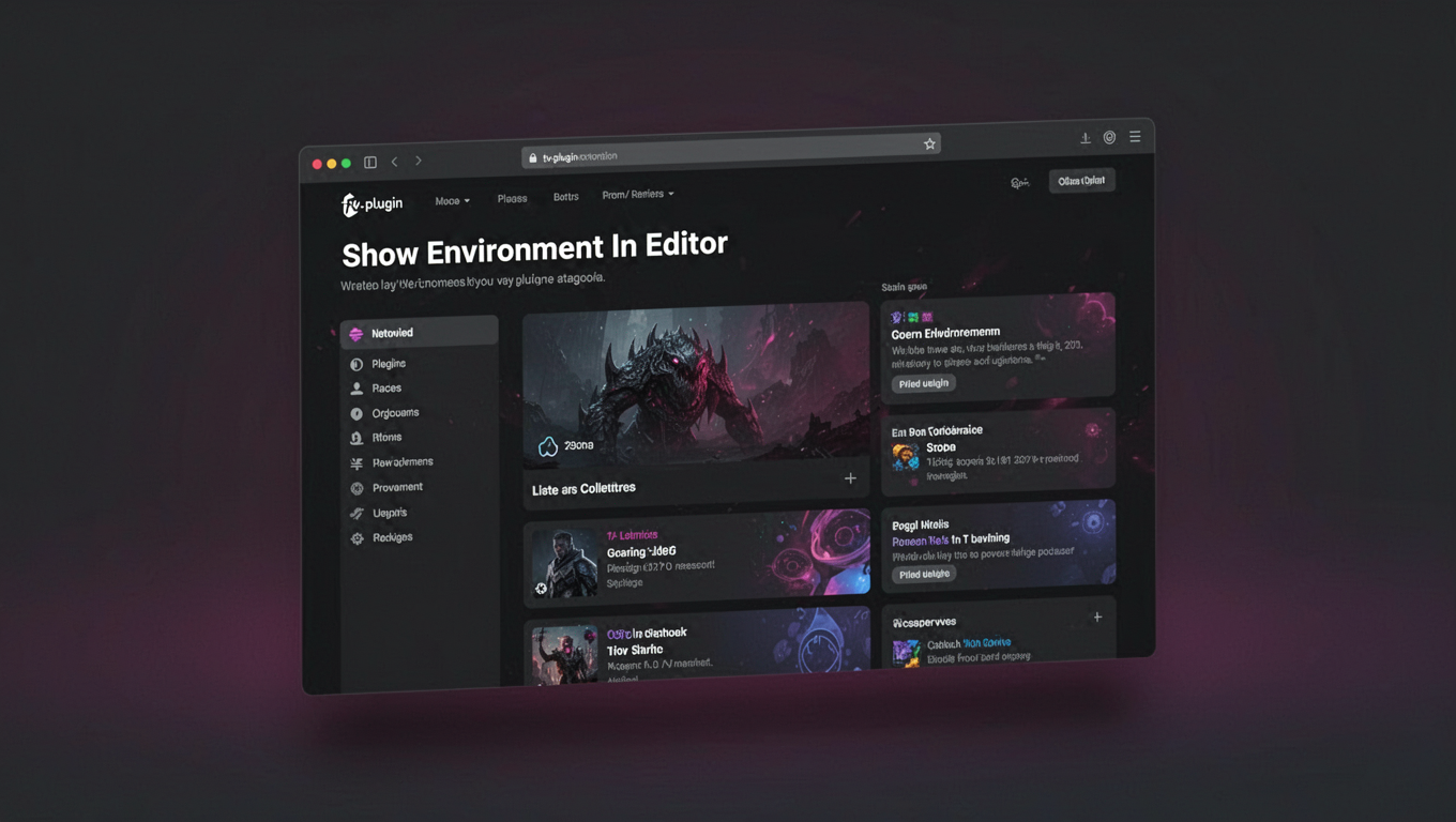 Preview of Show Environment In Editor