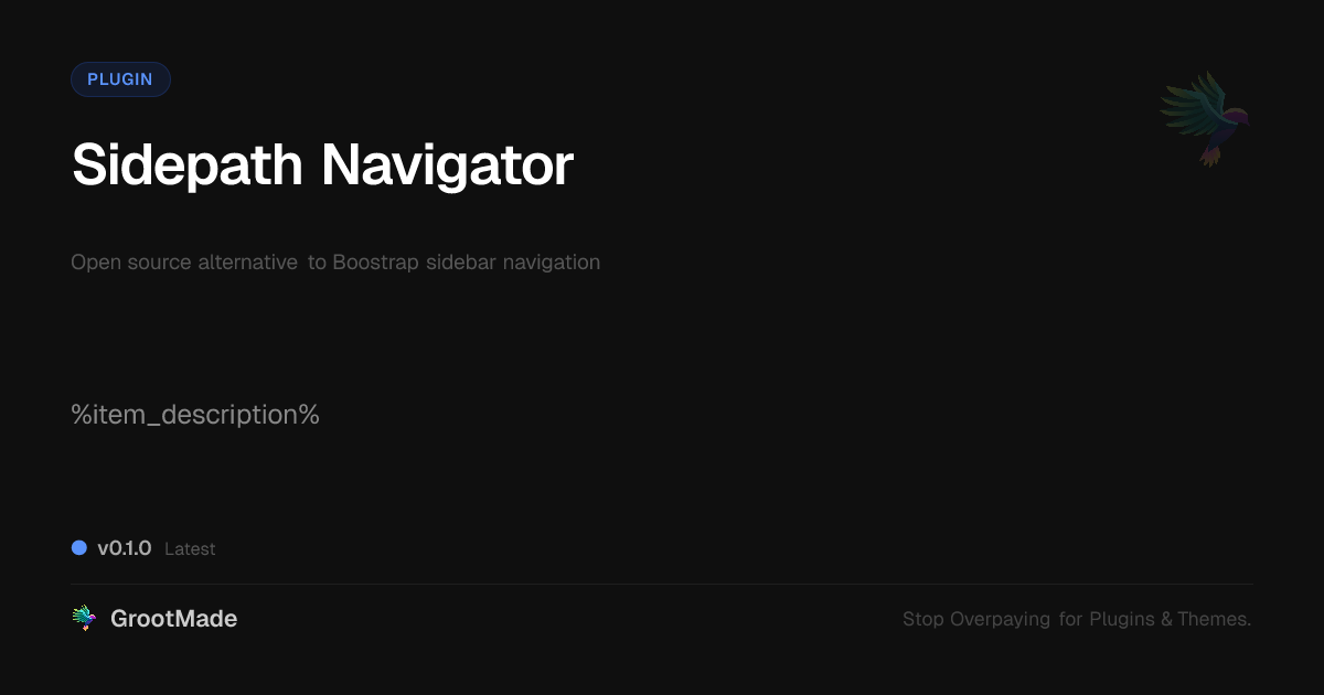Preview of Sidepath Navigator