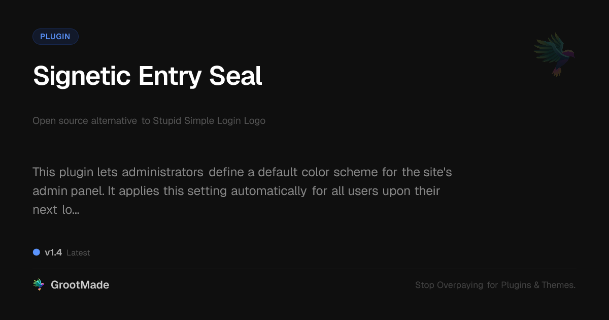 Preview of Signetic Entry Seal