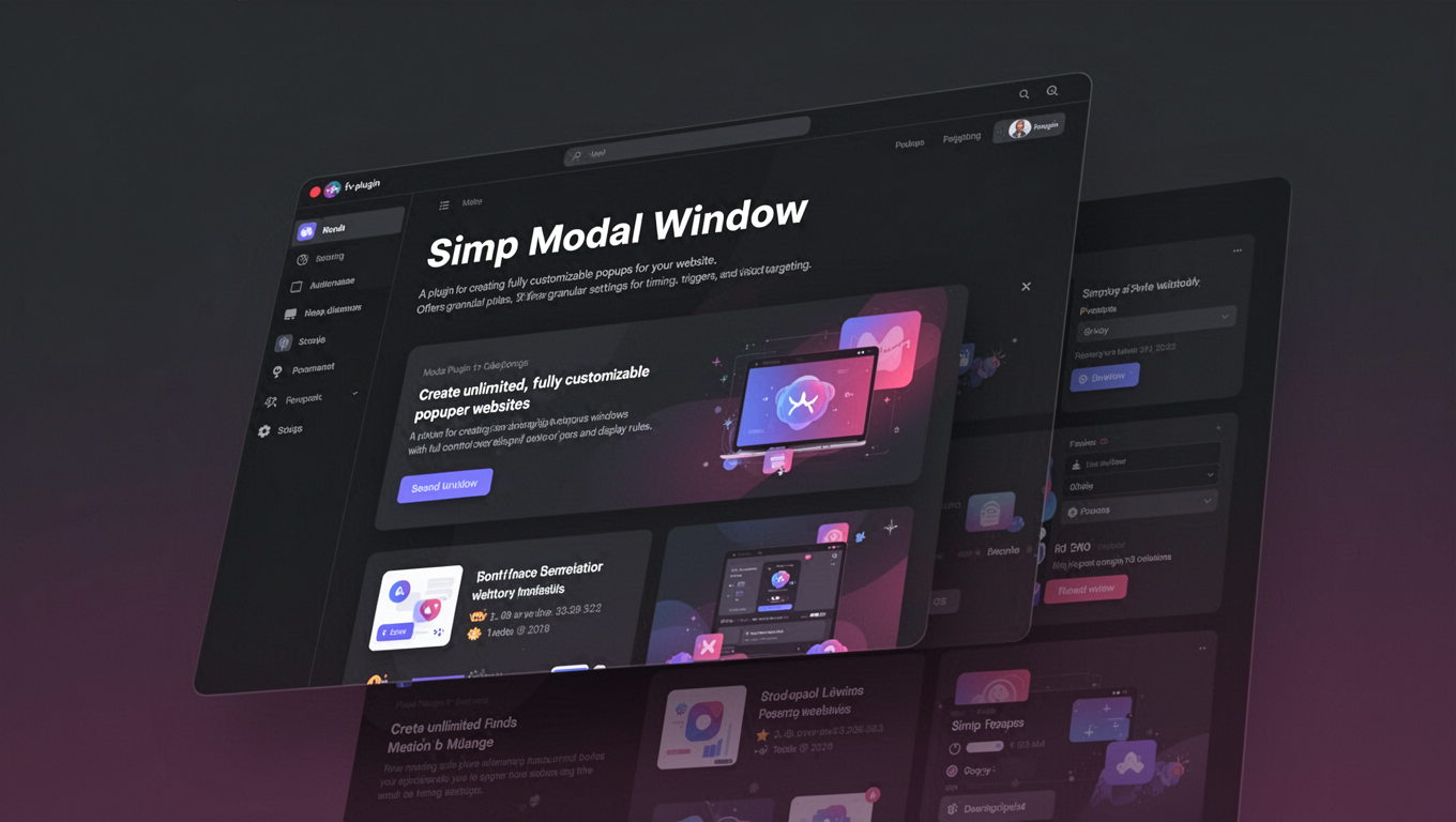 Preview of Simp Modal Window