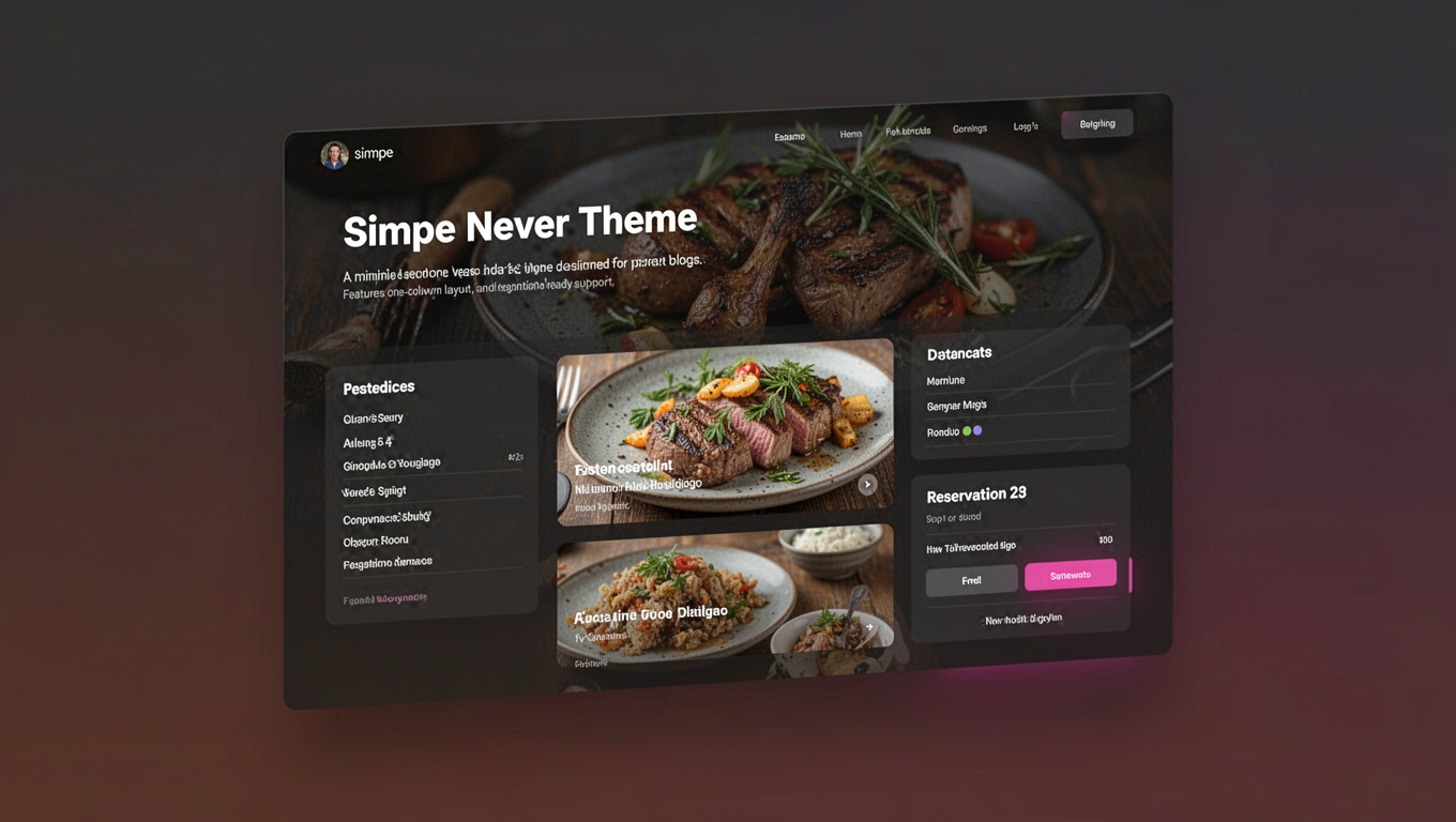 Preview of Simpe Never Theme