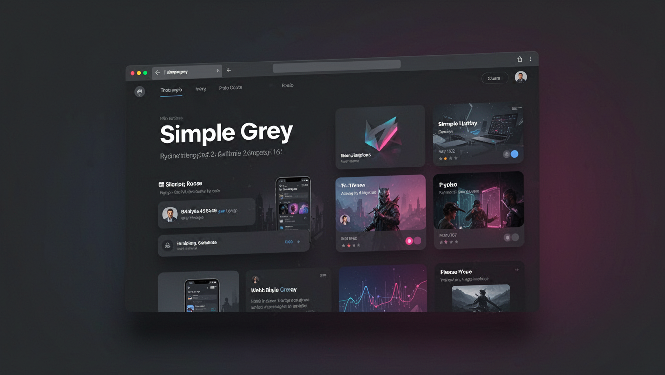 Preview of Simple Grey