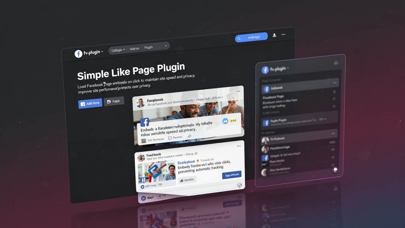 Preview of Simple Like Page Plugin