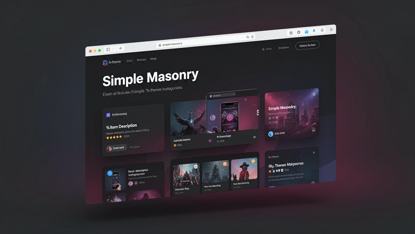 Preview of Simple Masonry