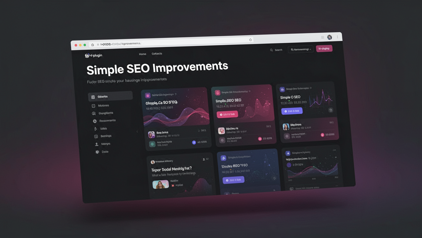 Preview of Simple SEO Improvements
