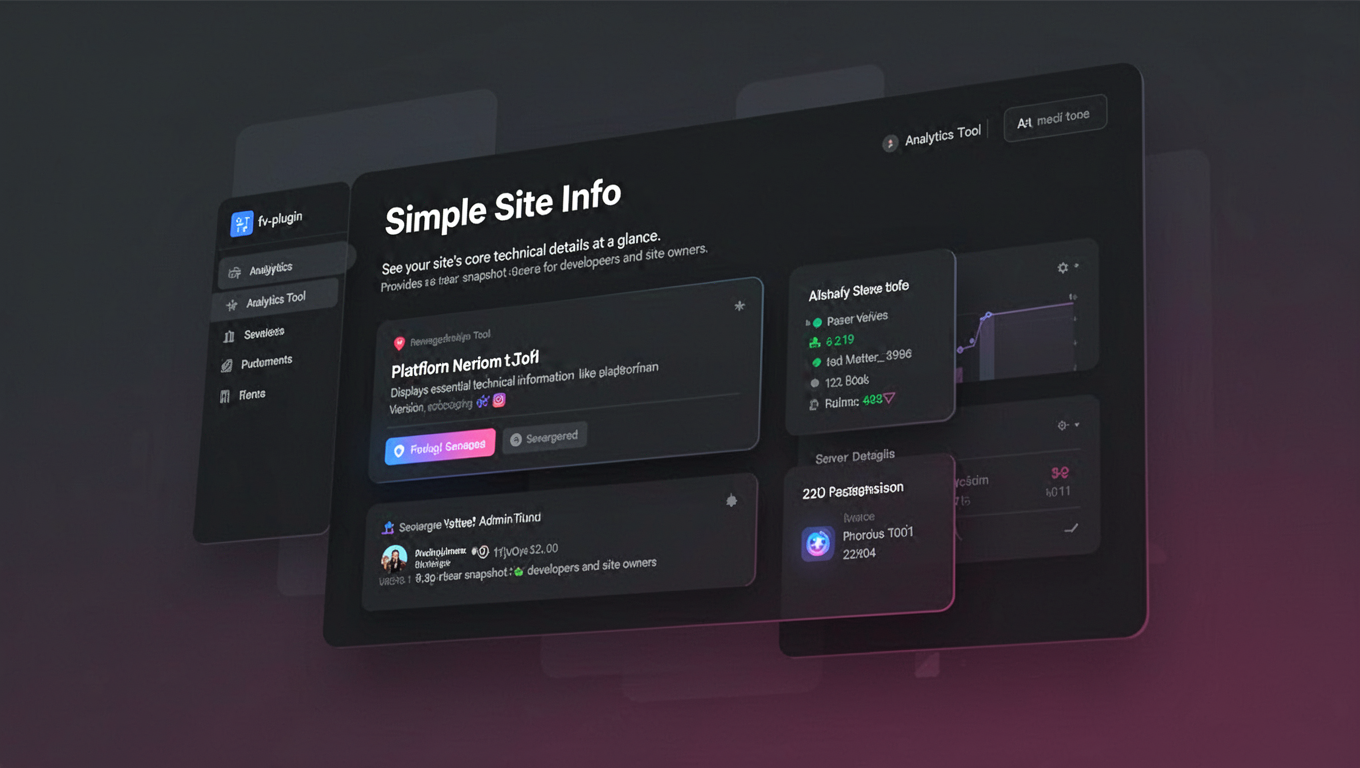 Preview of Simple Site Info