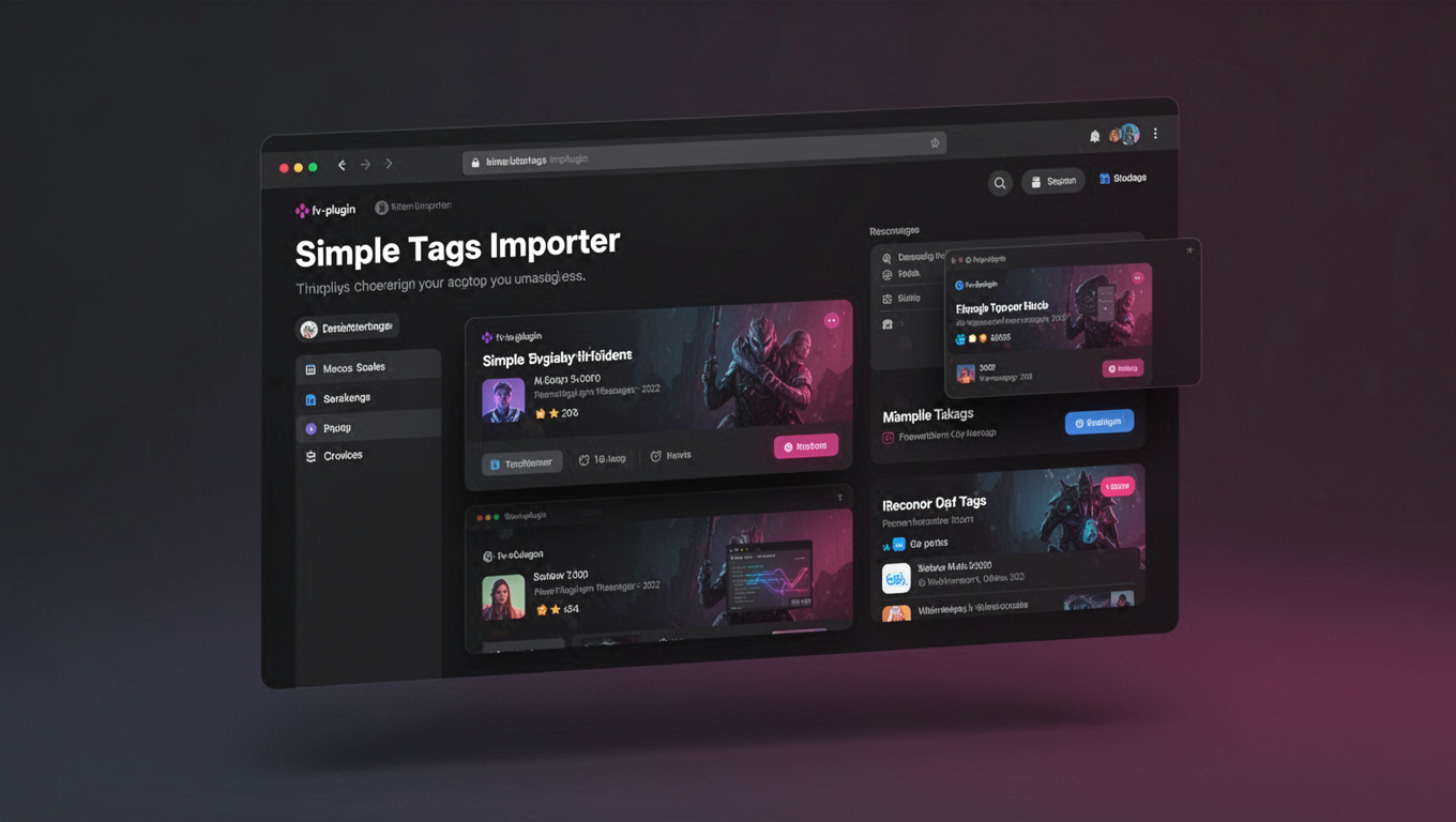 Preview of Simple Tags Importer